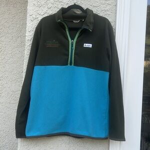 Cotopaxi Men's Blue/Green Fleece Pullover Sequoia National Park Logo Size L